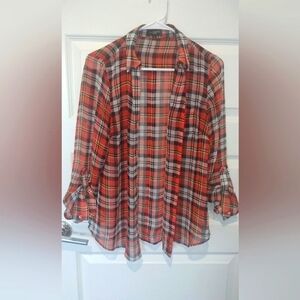 Long button shirt blouse fall 🍁 style